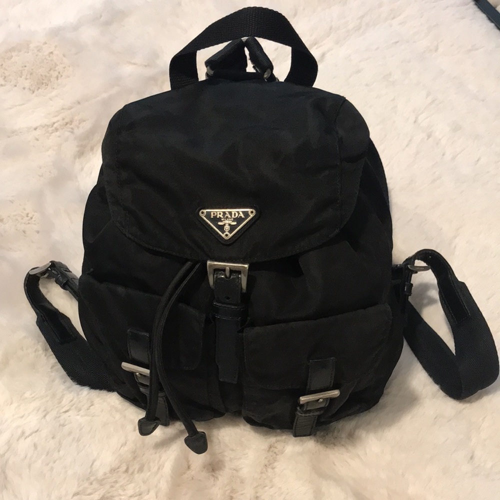 ⭐️ Authentic Prada Mini Nylon Drawstring Backpack - Picture 13 of 16